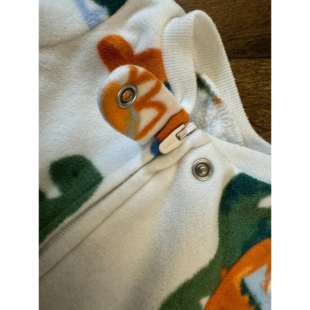 Carters Preemie Baby Boy Sleeper Outfit Romper Fleece Dinosaur Reborn